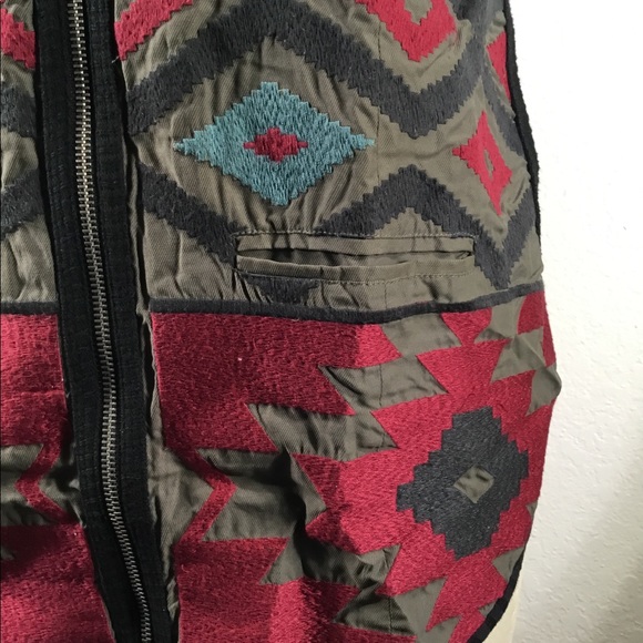 Biya by Johnny Was Elaile Zip Vest in Westeros M NWT - Picture 2 of 7